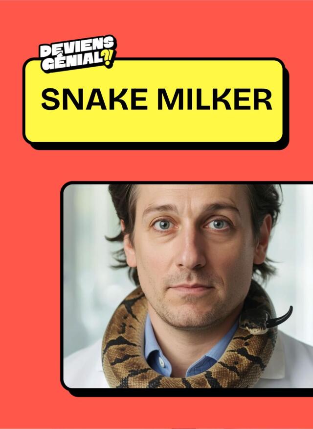 🎬 Snake milker, le métier qui va faire frissonner tes potes